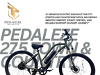 Pedaleze 27.5 Town & Country E-Bicycle