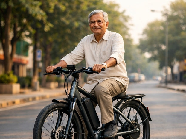 Should Older Cyclists Ride E-Bikes, Given Their Speed Advantage?