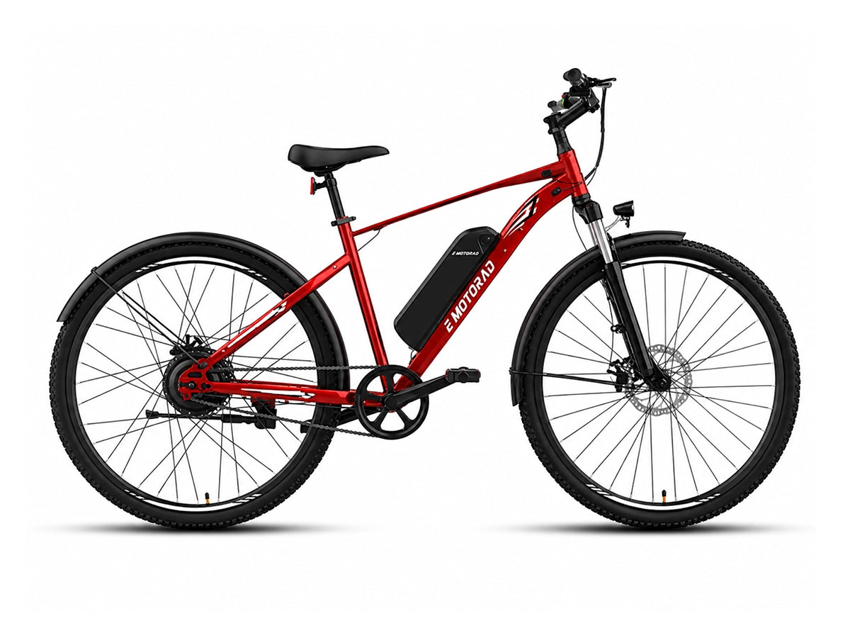 EMotorad 27.5 X1 E-Bicycle With Front Light And Mudguard