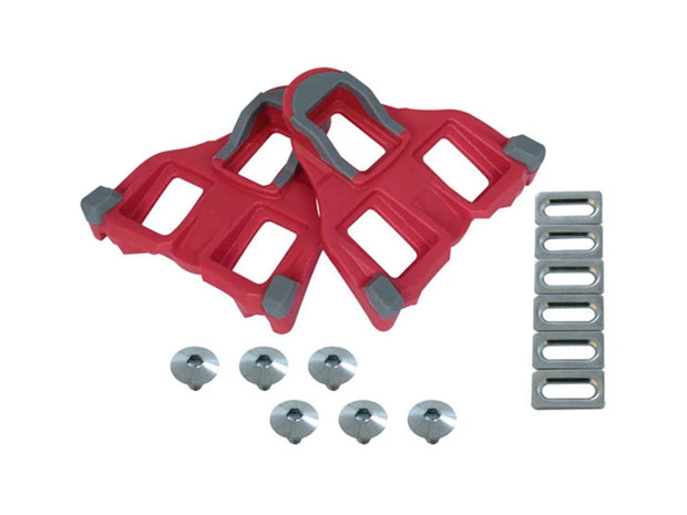 Xpedo Sonic 9 Cleat for Road Pedal (Shimano SPD-SL compatible) (4 Deg Float) - Red